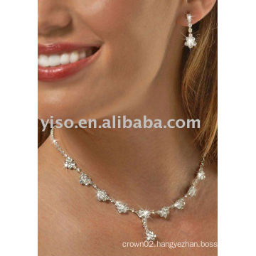 bridesmaid rhinestone jewelry set